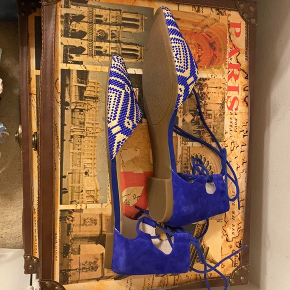 Jessica Simpson Royal Blue Flats - Picture 5 of 6